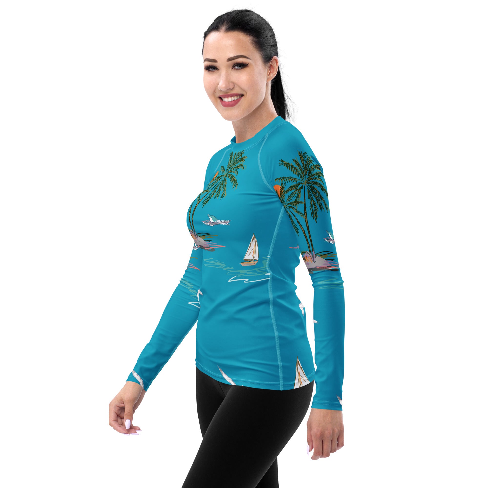 Summer Breeze Performance Rash Guard UPF 50 +